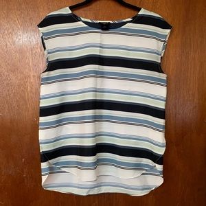 Ann Taylor Stripe Blouse